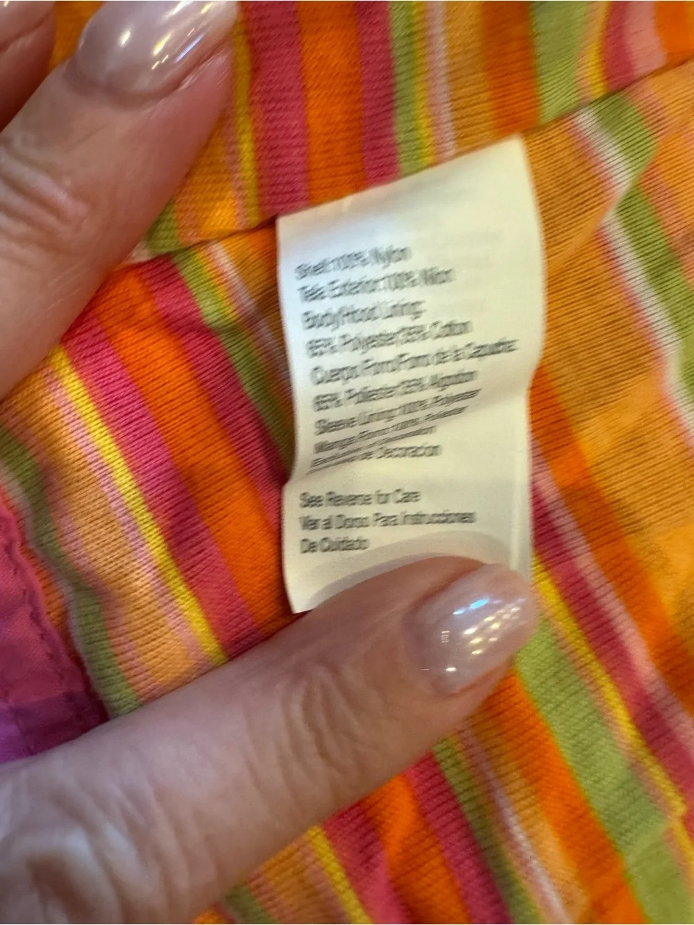 Carter's Pink Hooded Kids Jacket with Yellow Trim